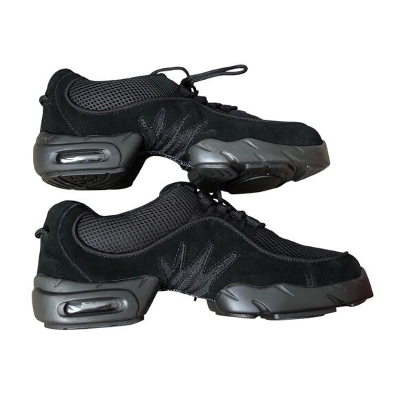 BLOCH Mens Size 14.5 Black Boost Mesh Suede Split Sole Dance Sneakers Shoes - Picture 3 of 8